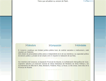 Tablet Screenshot of consorciomarinabaja.org